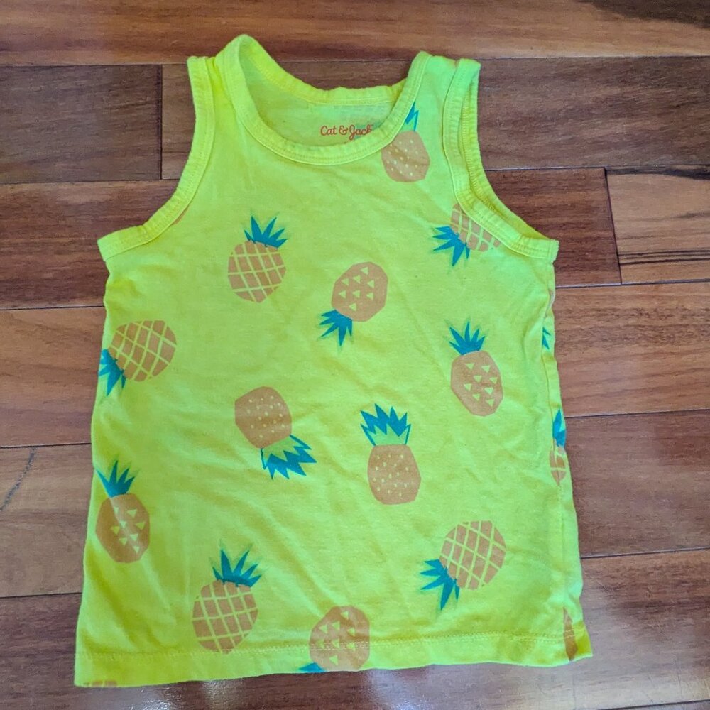 Cat & Jack Pineapple Tank (2T)